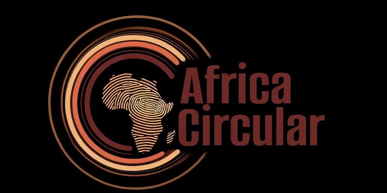 Copper-toned Africa Circular logo adaptation, retained from an animation.